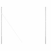 Palo della recinzione 2 pz Argento CFW9181879