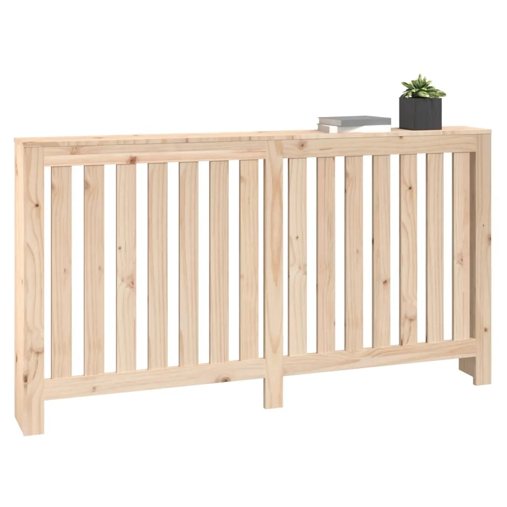 Copertura Termosifone 153x19x84 cm in Legno Massello di Pino 822576