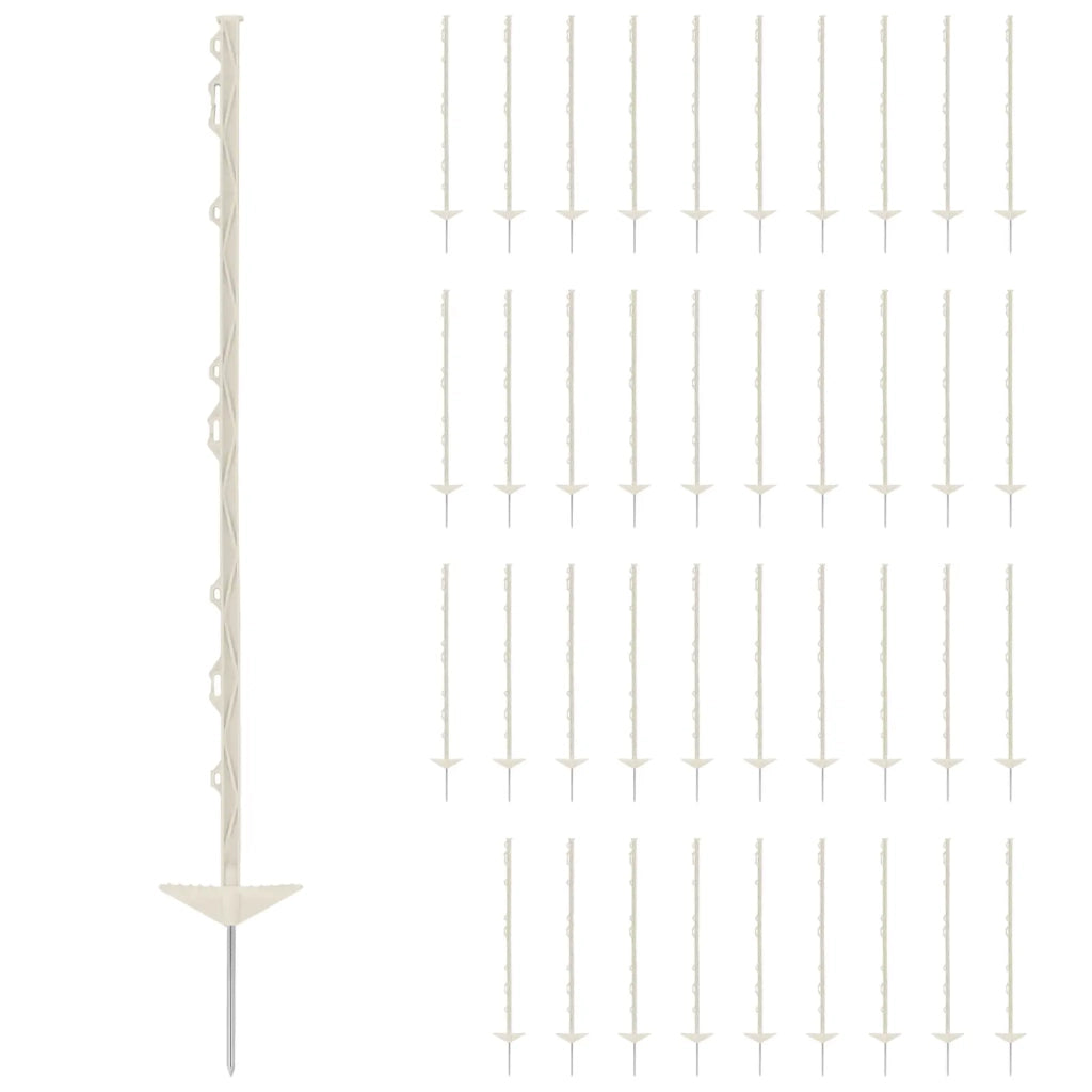 Pali per recinzione da 103 cm confezione da 40 picchetti bianchi in PP 14_0009735