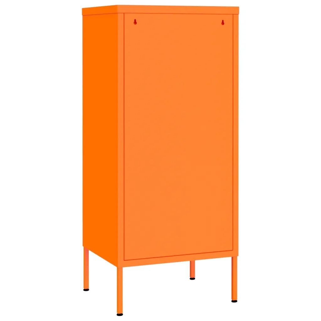 Armadietto Arancione 42,5x35x101,5 cm in Acciaio