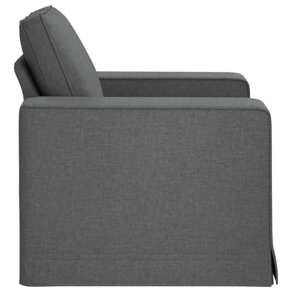 Divano Grigio scuro 103 x 80 x 82 cm Tessuto