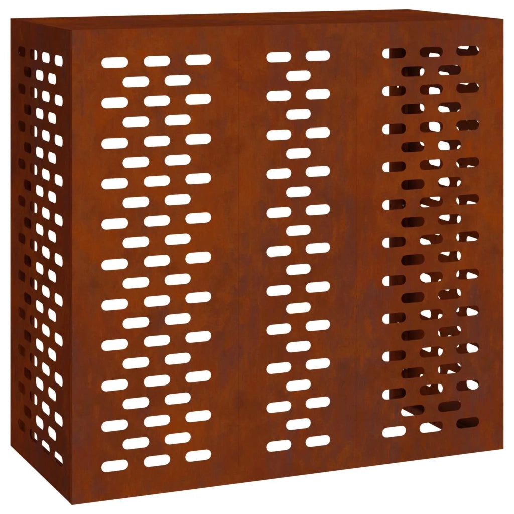 Copertura per condizionatore d'aria Ruggine 110 x 50 x 105 cm 865917
