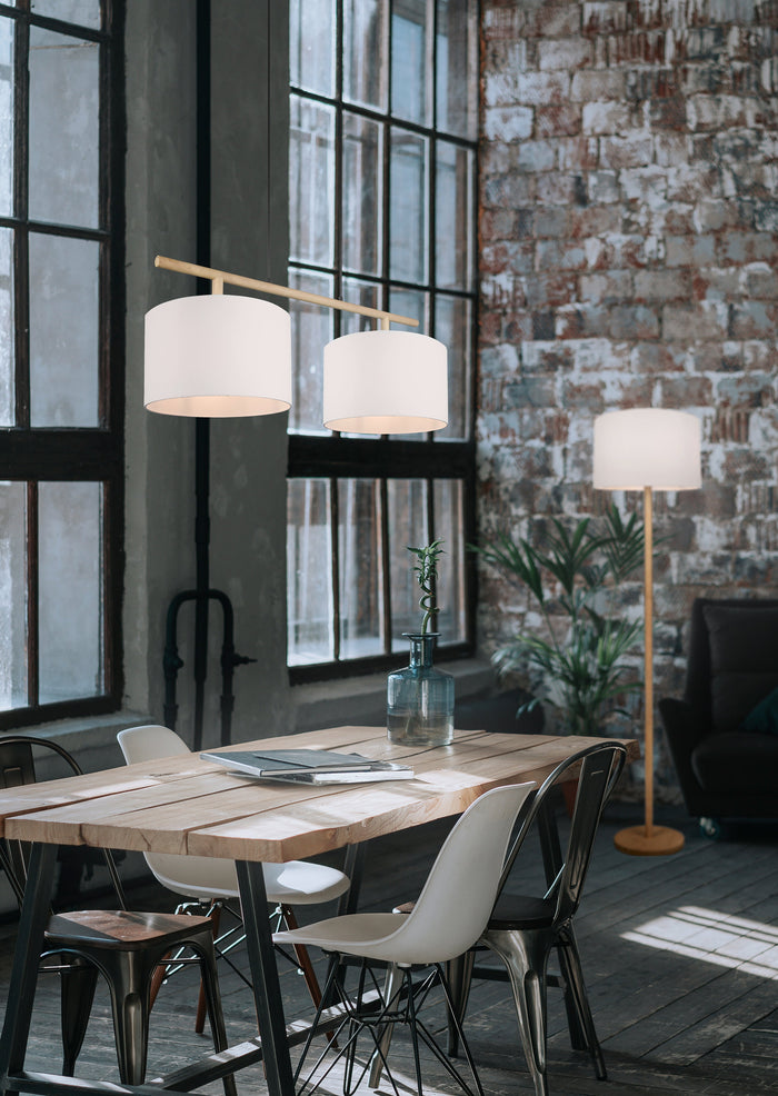 Piantana da Interno  E27 in Legno naturale Legno Naturale