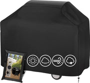 Copertura per Griglia BBQ Impermeabile in Tessuto Oxford, 145x61x117 cm, Resistente al Vento e alle Radiazioni UV