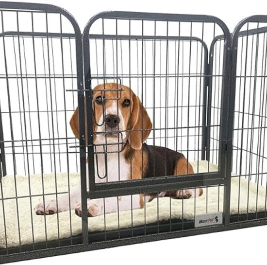 Puppyren multifunzionale, panca per cani e gabbia in un solo prodotto, completo con coperta per comfort e stile. Dimensioni 93 x 61 x 63 cm, Colore: Nero