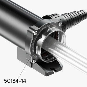 Tubo di vetro al quarzo di ricambio per chiarificatore per laghetti CUV-324