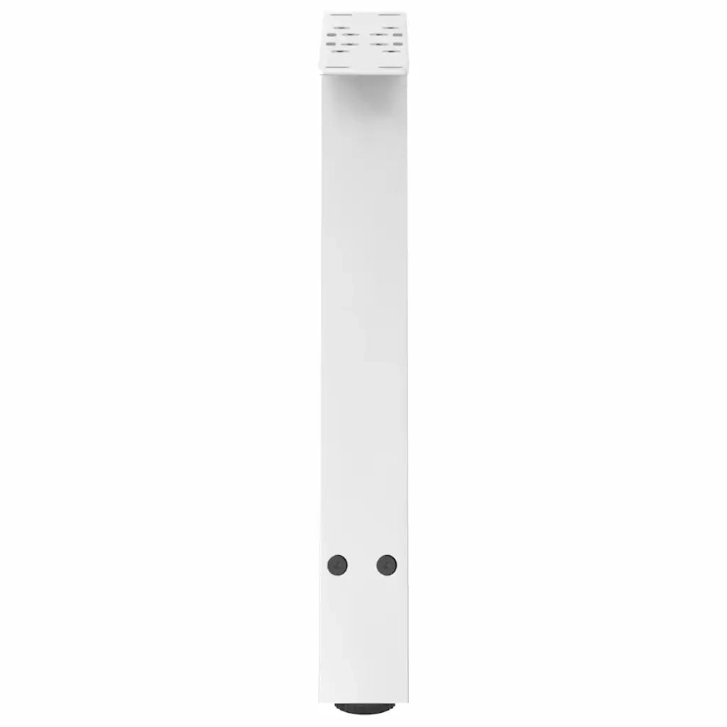 Gambe per Tavolino da Caffè a Forma di A 2 pz Bianche 50x(42-43) cm Acciaio 4012833