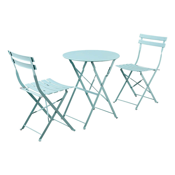Set Tavolino e 2 Sedie Pieghevoli da Giardino Teresa Avio