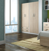 linea modern armadio 2 ante 90x52xh210 cm olmo/bianco cod:ferx.96697