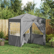 Tenda Party Grigio chiaro 200 x 200 x 240 cm PE e Acciaio