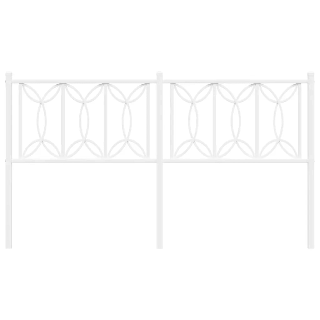 Testiera di Ricambio in Metallo Bianco 160 cm 376212
