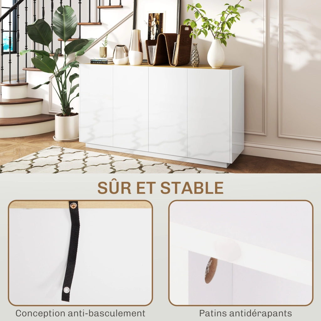 Credenza ¨C zephmum ¨C 140x40x75 cm bianco