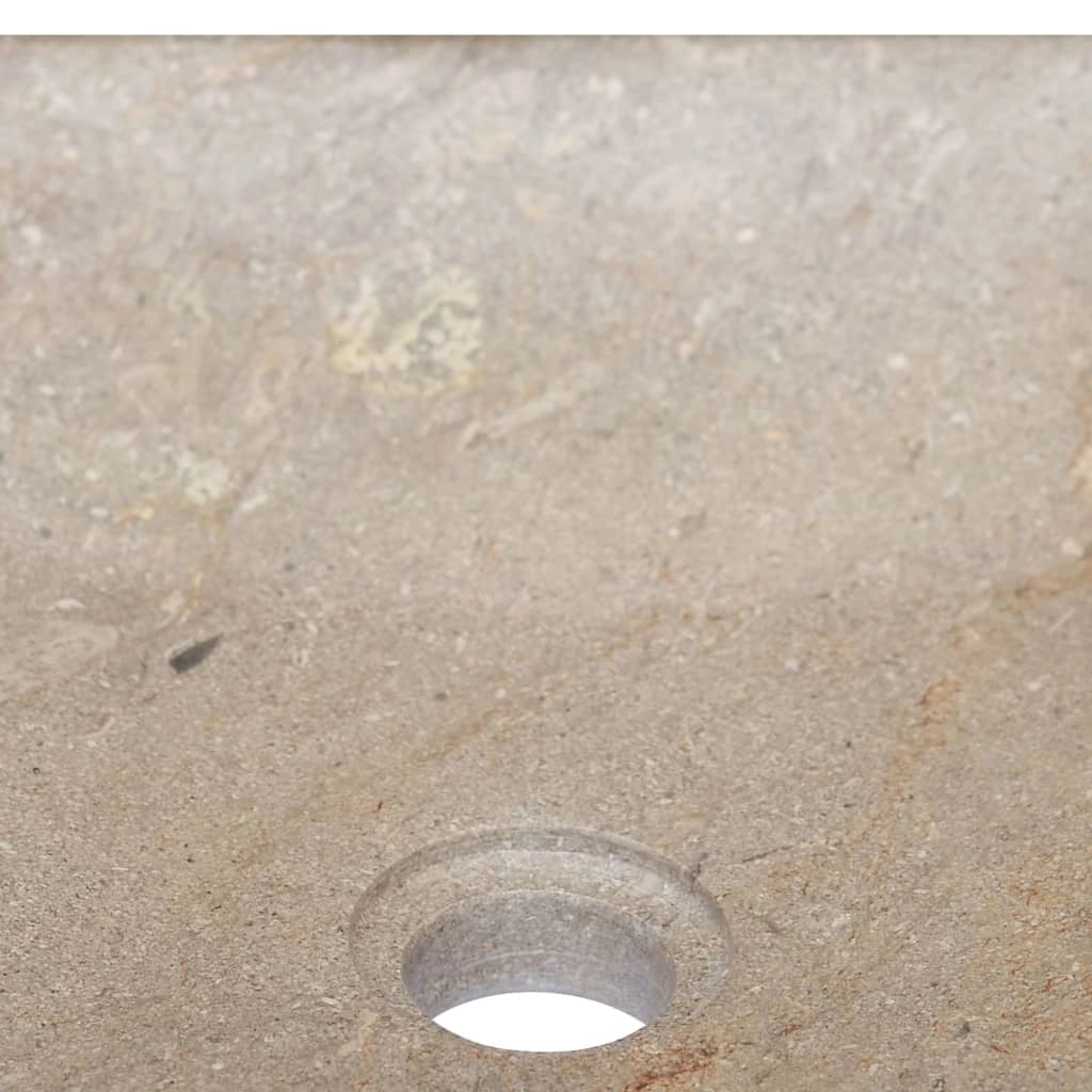 Lavandino da bagno lavabo da appoggio lavabo da WC lavabo da bagno lavandino da bagno lavandino da interno 40 x 40 cm marmo grigio 02_0002826