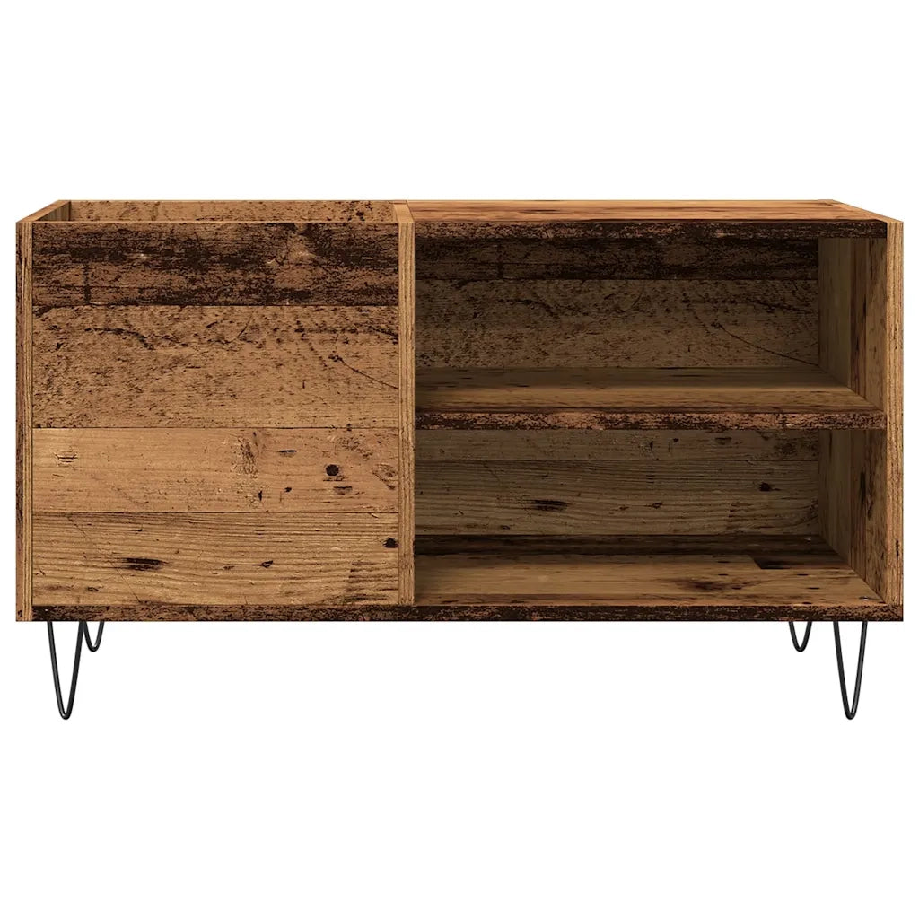 Mobile Porta Dischi Legno Antico 84,5x38x48cm Legno Multistrato 857242