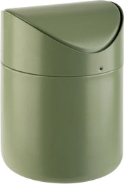 Cassa di cottura in vetro smaltato verde - Ø 12 cm altezza 17 cm - con chiusura a vite