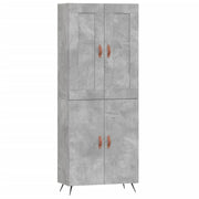 Buffet credenza cassettiera armadio mobile contenitore organizer cucina soggiorno salotto alto 69,5 x 34 x 180 cm legno ingegnerizzato grigio 02_0034589