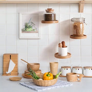 Scatola di decorazione per cucina - Set di 2 con tavola da appendere