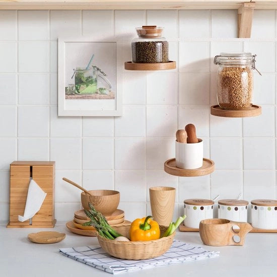 Scatola di decorazione per cucina - Set di 2 con tavola da appendere
