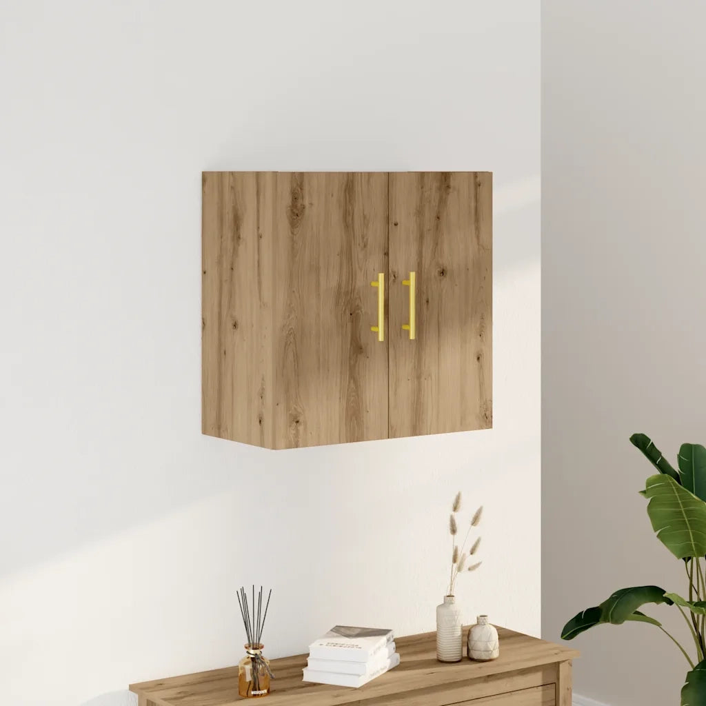 vidaXL Armadietto a Muro Rovere Artigianale 60x31x60 cm in Truciolato