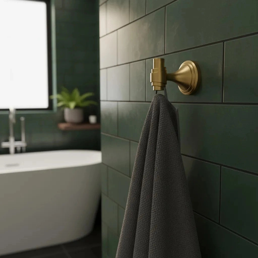 Appendiabiti Da Bagno 1609 Aristo Brushed Gold