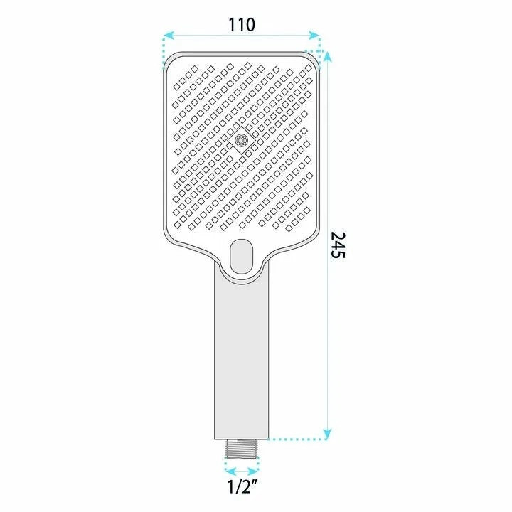 Doccia A Mano Rea Js-031 Chrome