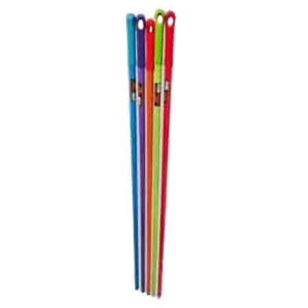 MANICO PER SCOPA IN LEGNO FILETTATO RIVESTITO IN PVC IDEAL STAR 130 cm - IDEAL STAR