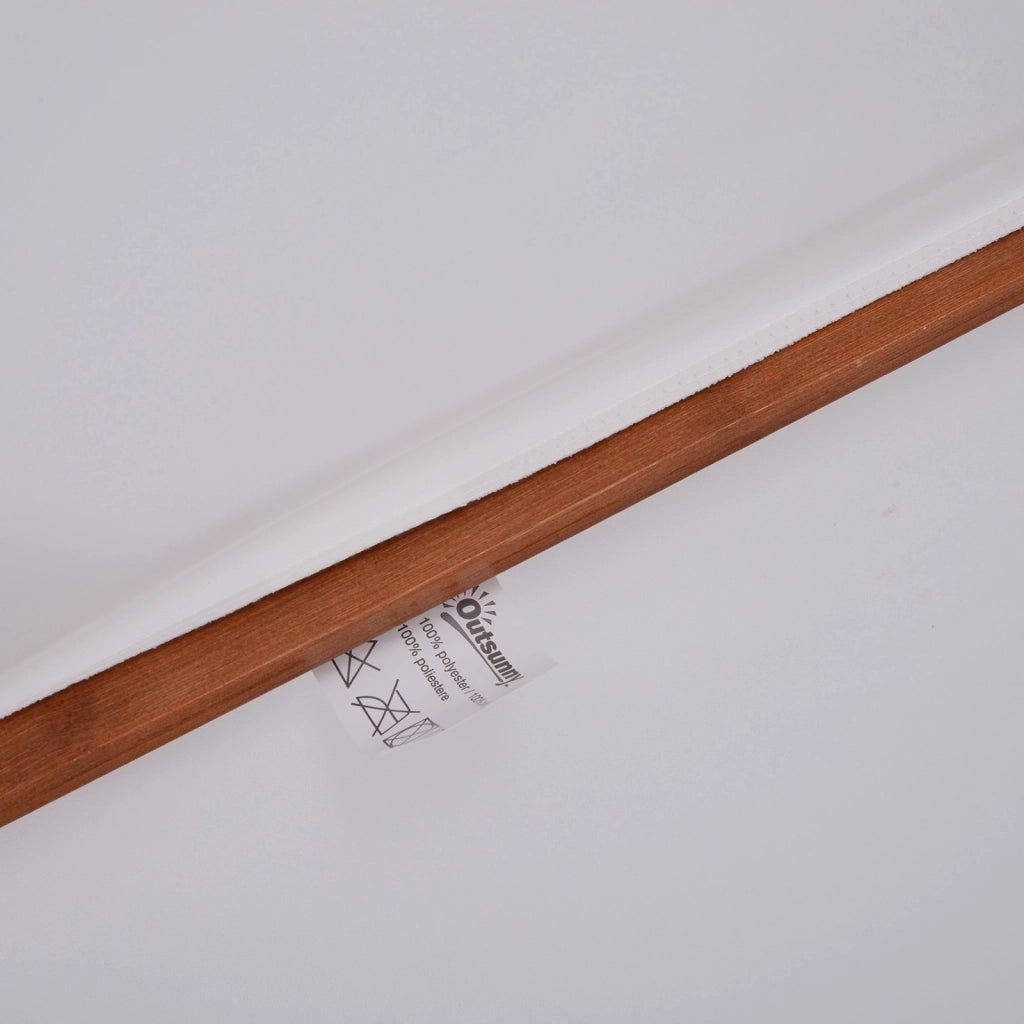 Ombrellone in legno Parasole da giardino parasole in legno Parasol Spasolatore Doppio Crema