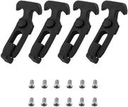 Manubrio Flexibile a T per 4 Pezzi - Uso Off-Road per Veicoli e Macchine Agricole - Resistente ai Raggi UV - Dampening delle Vibrazioni - Sostegno per Cinghia di Trasmissione