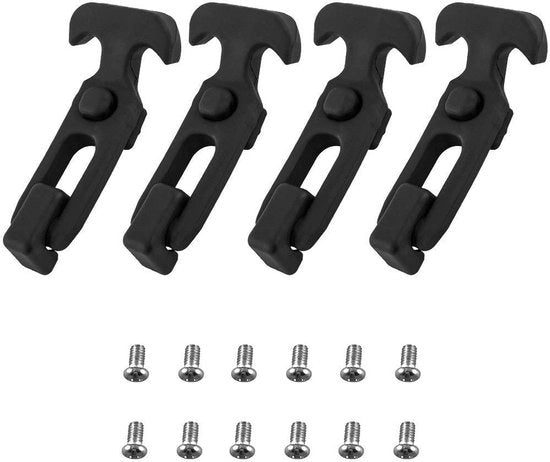 Manubrio Flexibile a T per 4 Pezzi - Uso Off-Road per Veicoli e Macchine Agricole - Resistente ai Raggi UV - Dampening delle Vibrazioni - Sostegno per Cinghia di Trasmissione