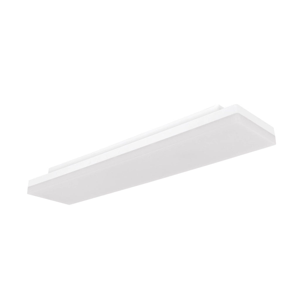 Plafoniera LED da Ufficio Serie GPL Bianco Opaco con Diffusore Opale UGR <22, Selezione Potenza 22W-34W e Temperatura Luce CCT - Gealuce