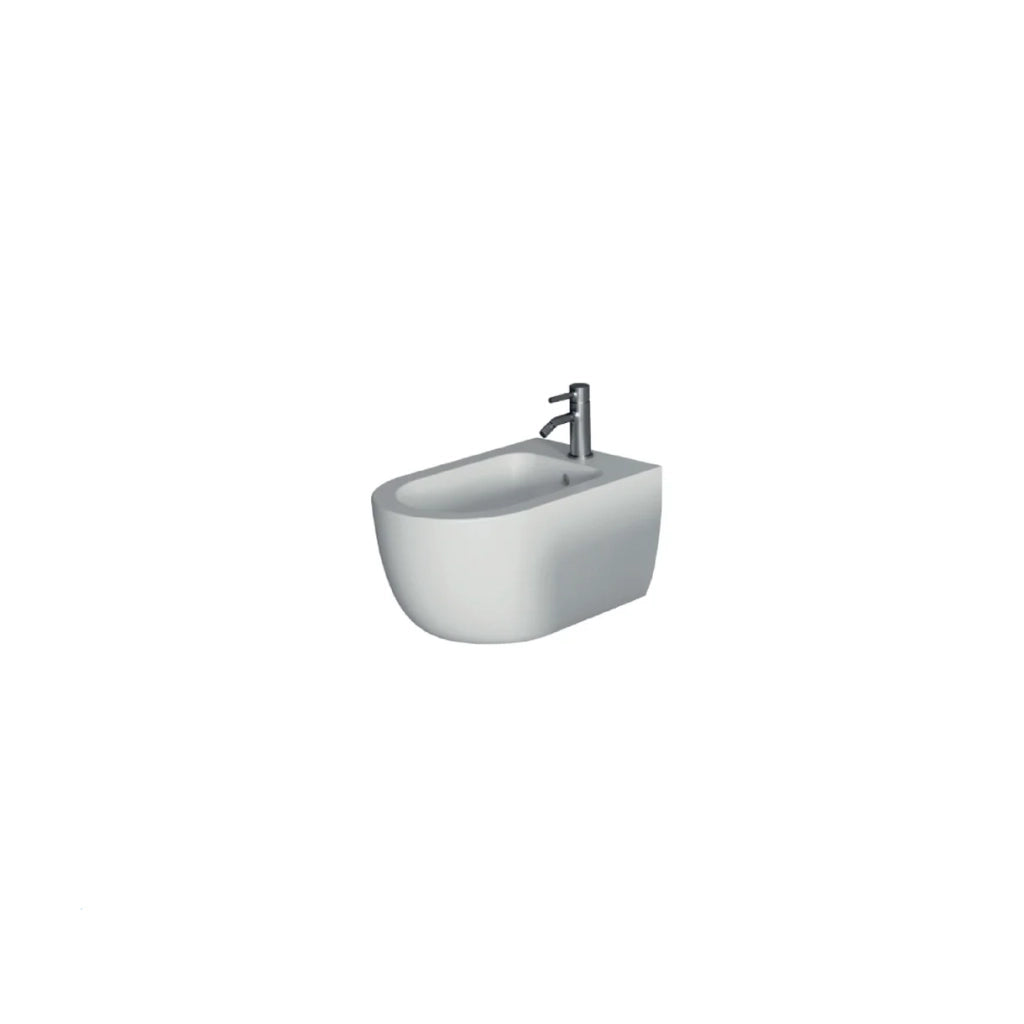 Bidet Sospeso Alice Ceramica "Unica 55" Bianco Opaco