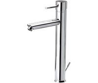 Rubinetto lavabo alto, per lavabo altoda appoggio con scarico - serie suvi