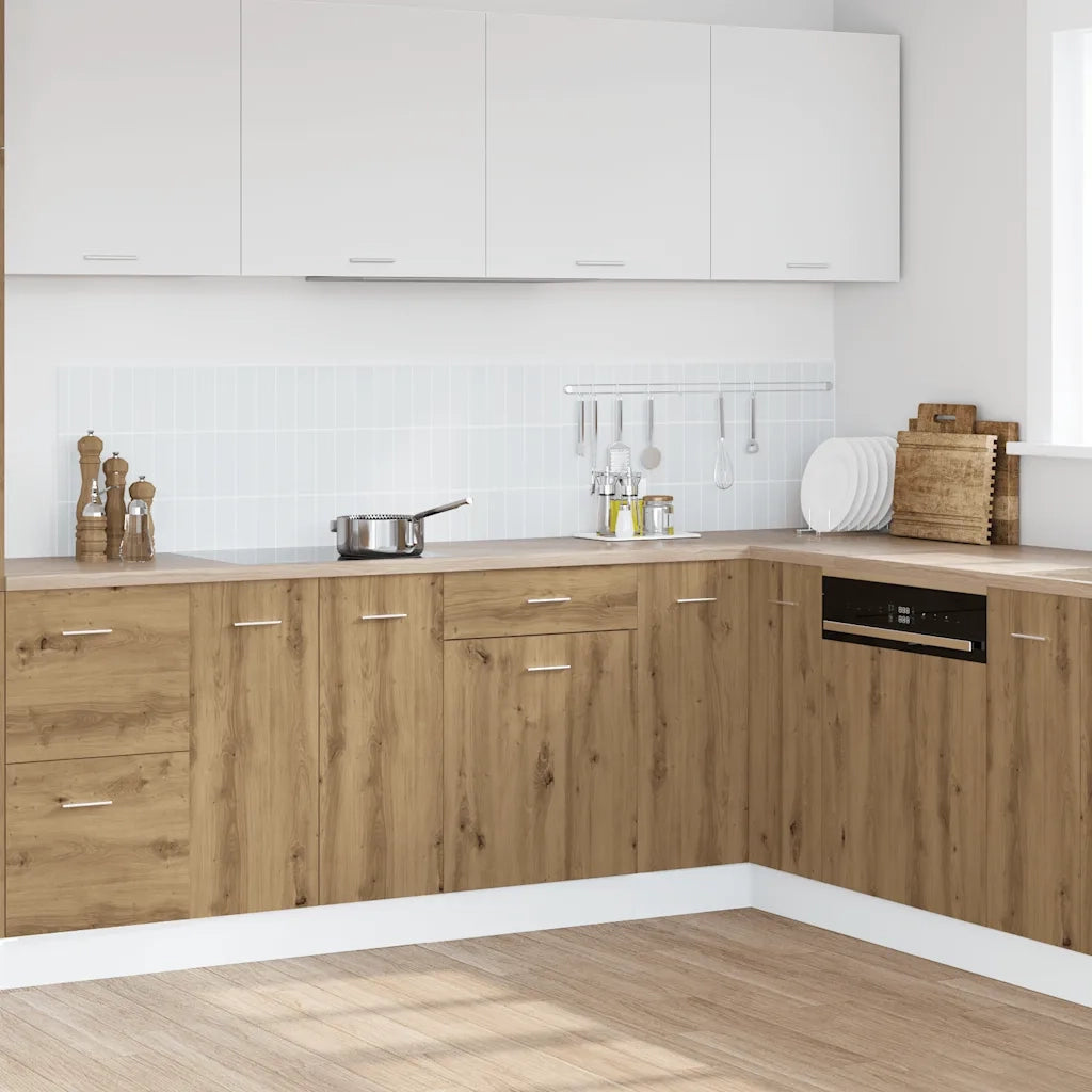 Cassettiera Â“LyonÂ” Rovere Artigianale 50x46x81,5 cm