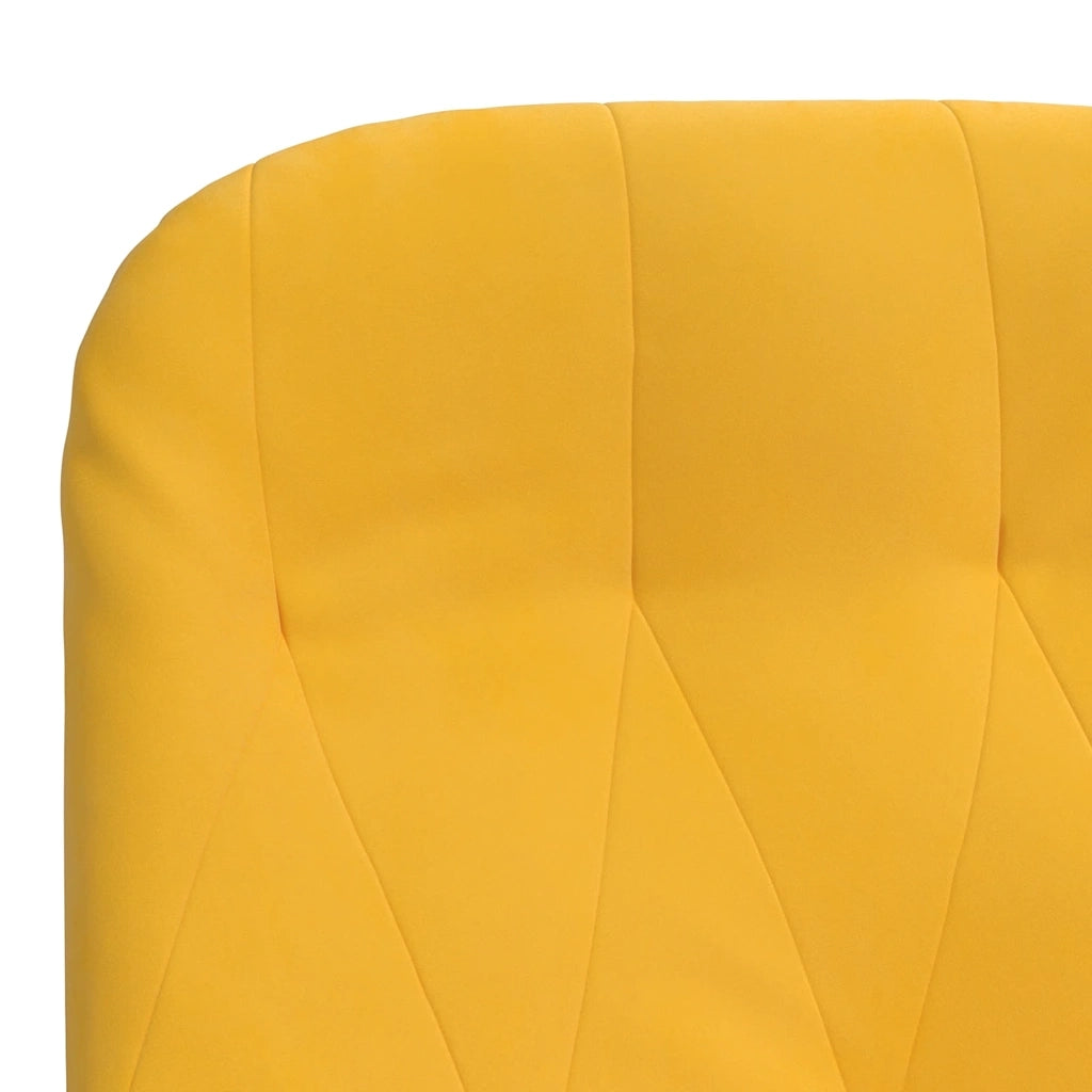 Poltrona Relax Giallo Senape in Velluto 341225