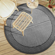 Tappeto da Esterno ARAKIL Grigio Ø160 cm in PP 368459