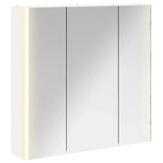 Mobiletto per specchio da Bagno | Armadio da bagno Bianco 73.5 x 15.5 x 70 cm