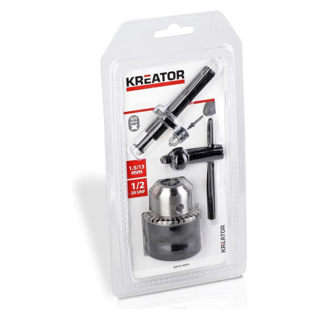 Mandrino a Cremagliera 1,5–13 mm con Adattatore SDS per Trapano - KRT014004