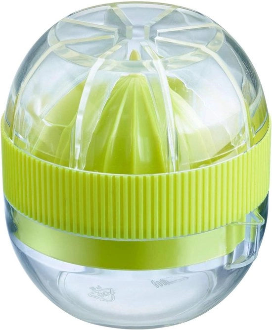 Citrusprese con serbatoio di succo e coperchio - diametro 72 cm - capacità 50 ml - plastica - Fresco e Fruttato - trasparente - prese di arancia automatica