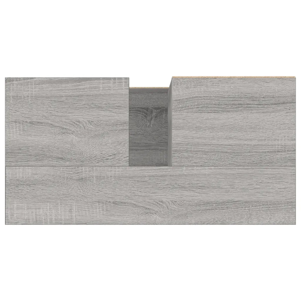 Armadietto Bagno Grigio Sonoma 65x33x60 cm in Legno Multistrato 831602