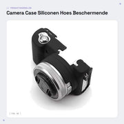 Casella per fotocamera Stoffa impermeabile - Cuscino antiscivolo in silicone - Protezione contro urti e graffi - Leggero e portatile - Adatto per A5000/A5100 - Facile da pulire