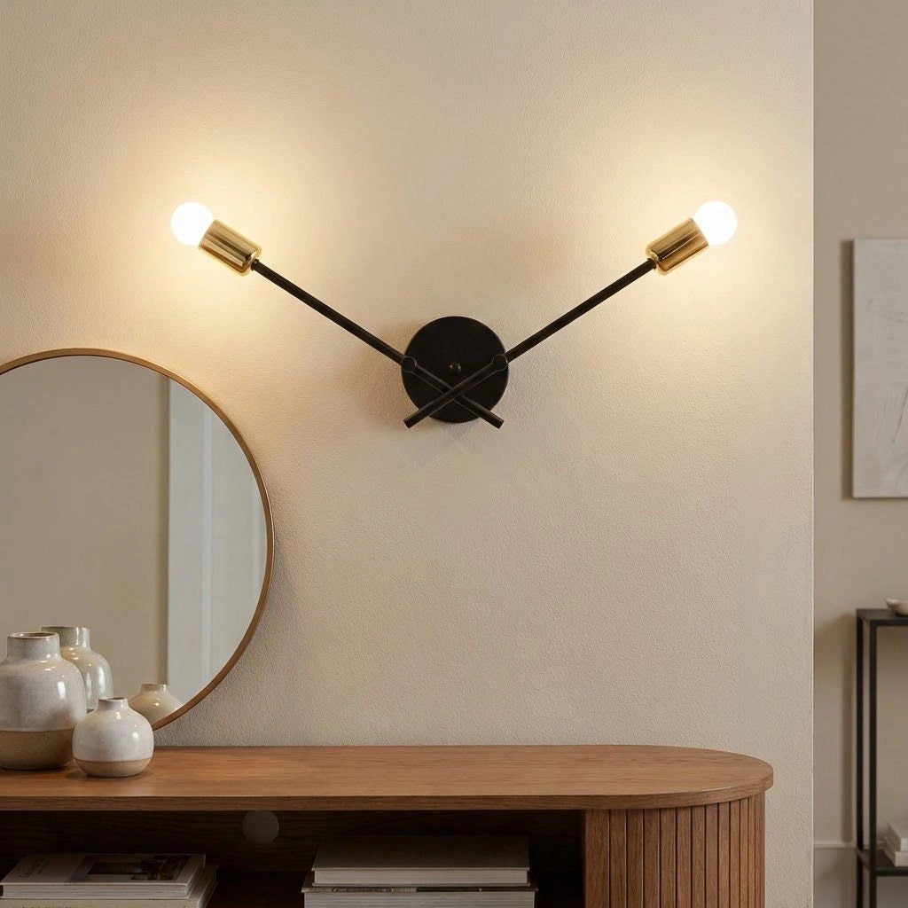 Lampada Da Parete APP1119-2W Black