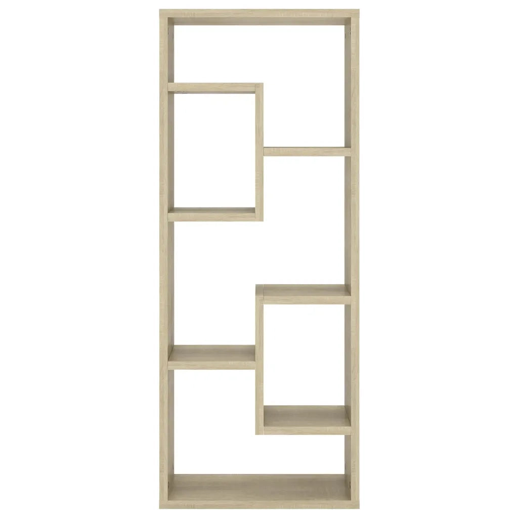 Scaffale a Parete Rovere Sonoma 36x16x90 cm Legno Multistrato 803014