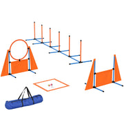 Kit Agility per Cani 6 Pezzi ¨C zephmum ¨C con Salti, Slalom, Pausa e Palline
