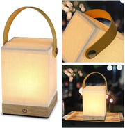 ZMH Lampada da tavolo LED wireless batteria touch dimmerabile USB ricarica per comodino