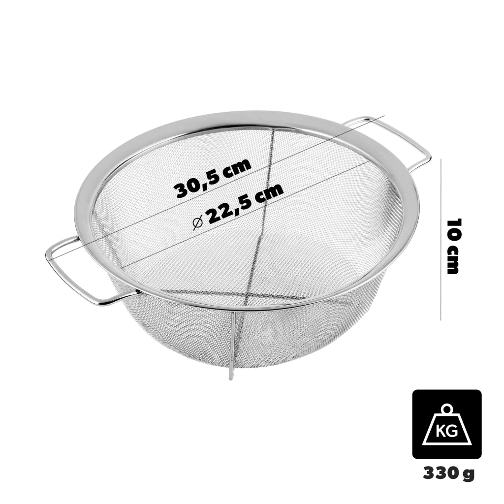 Colino KADAX da 24,5 cm in acciaio inox per verdure.