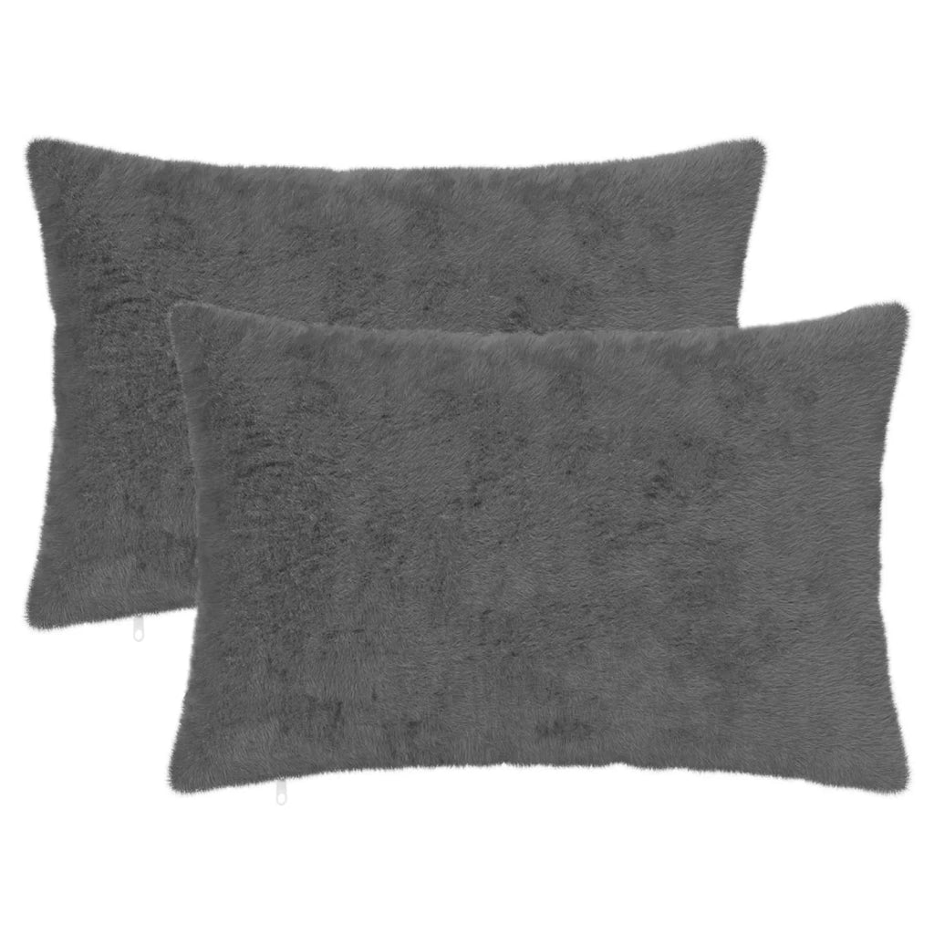 Federa 2 pz HEERLEN Grigio Scuro 40 x 60 cm 909417