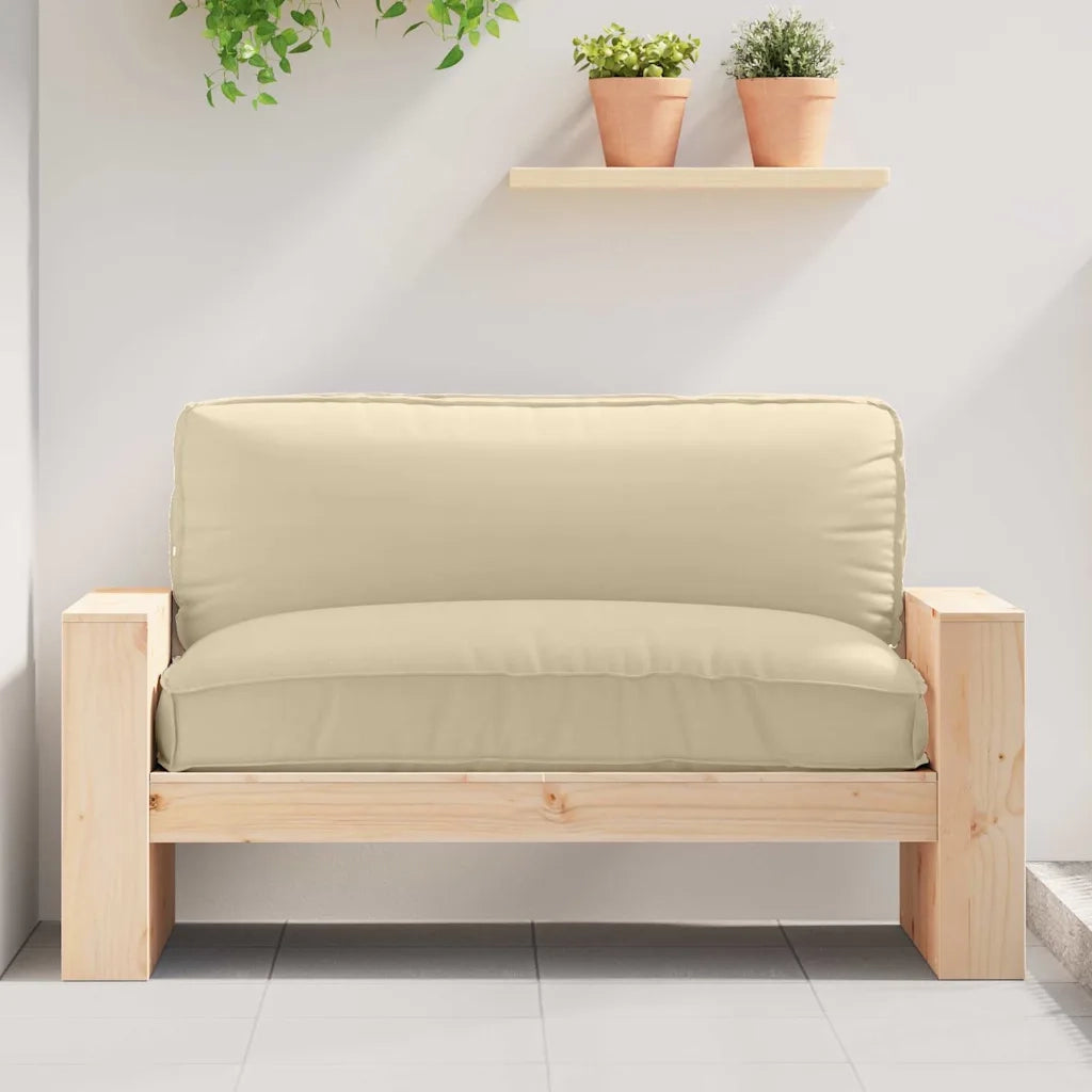 Cuscino Beige 120 x 80 x 12 cm Tessuto Oxford 42001571
