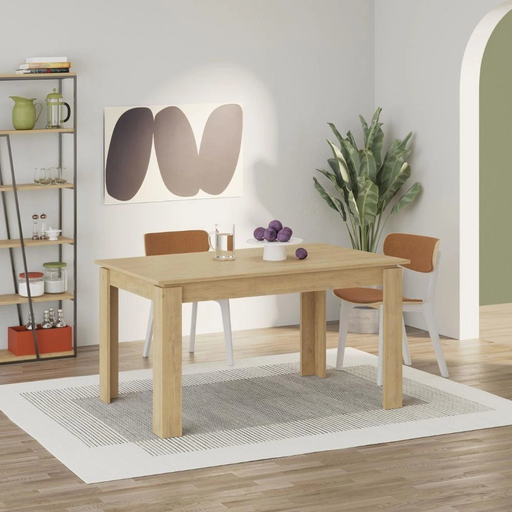 Tavolo allungabile Megaron 120x80 cm colore rovere