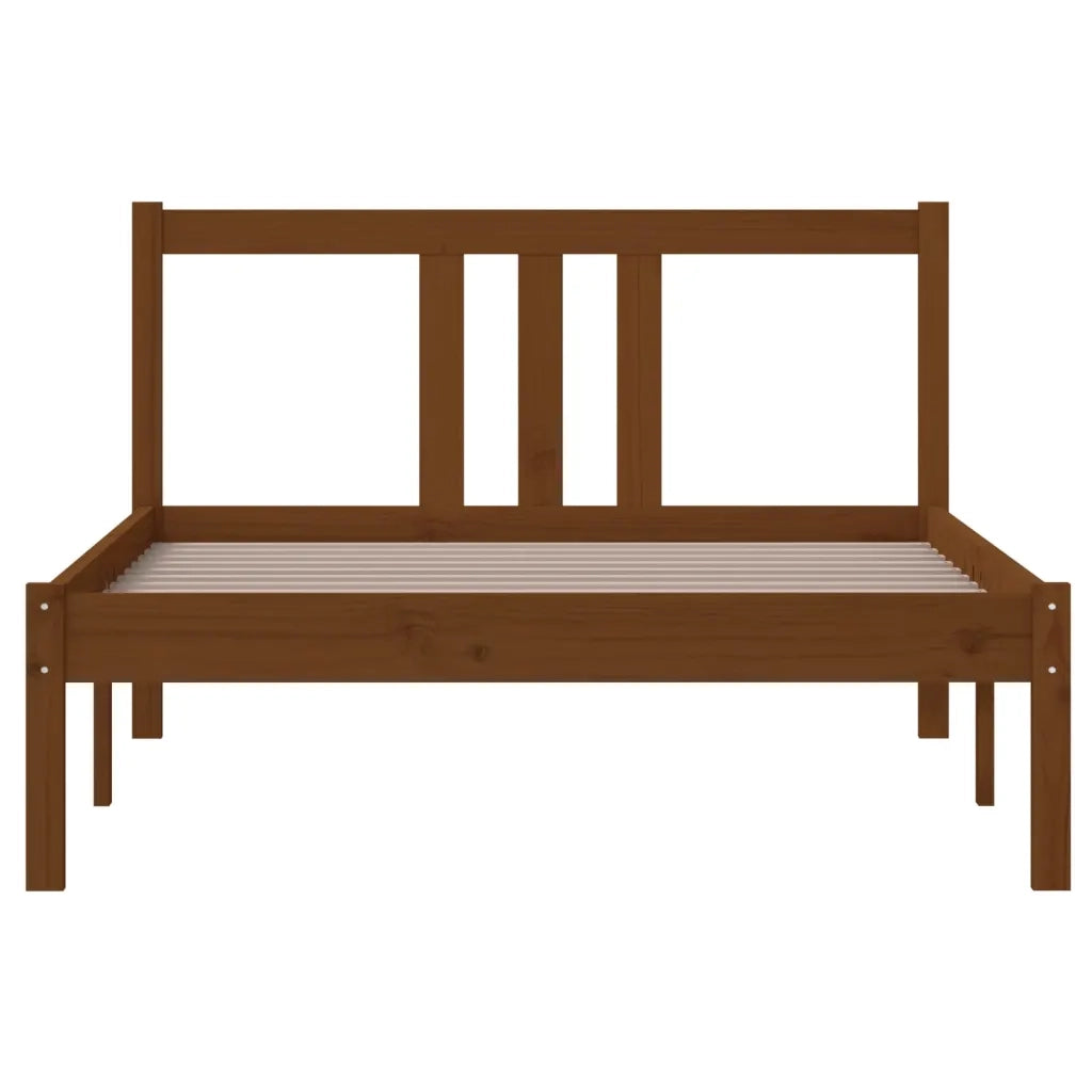 Giroletto senza Materasso Ambra in Legno Massello 100x200 cm