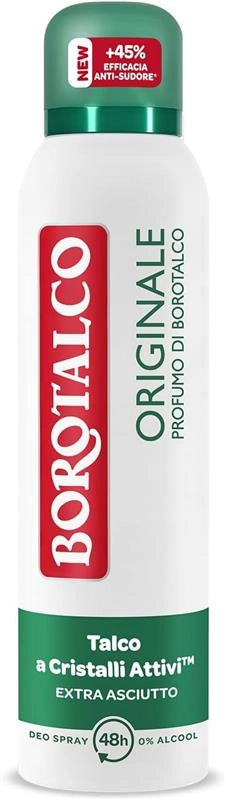 BOROTALCO DEO SPRAY 150 ML NEW ORIGINAL + ASCIUTTO PROFUMO DI BOROTALCO